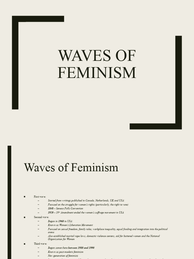 Overview of Feminism's Three Waves | PDF | Gender Studies | Feminism