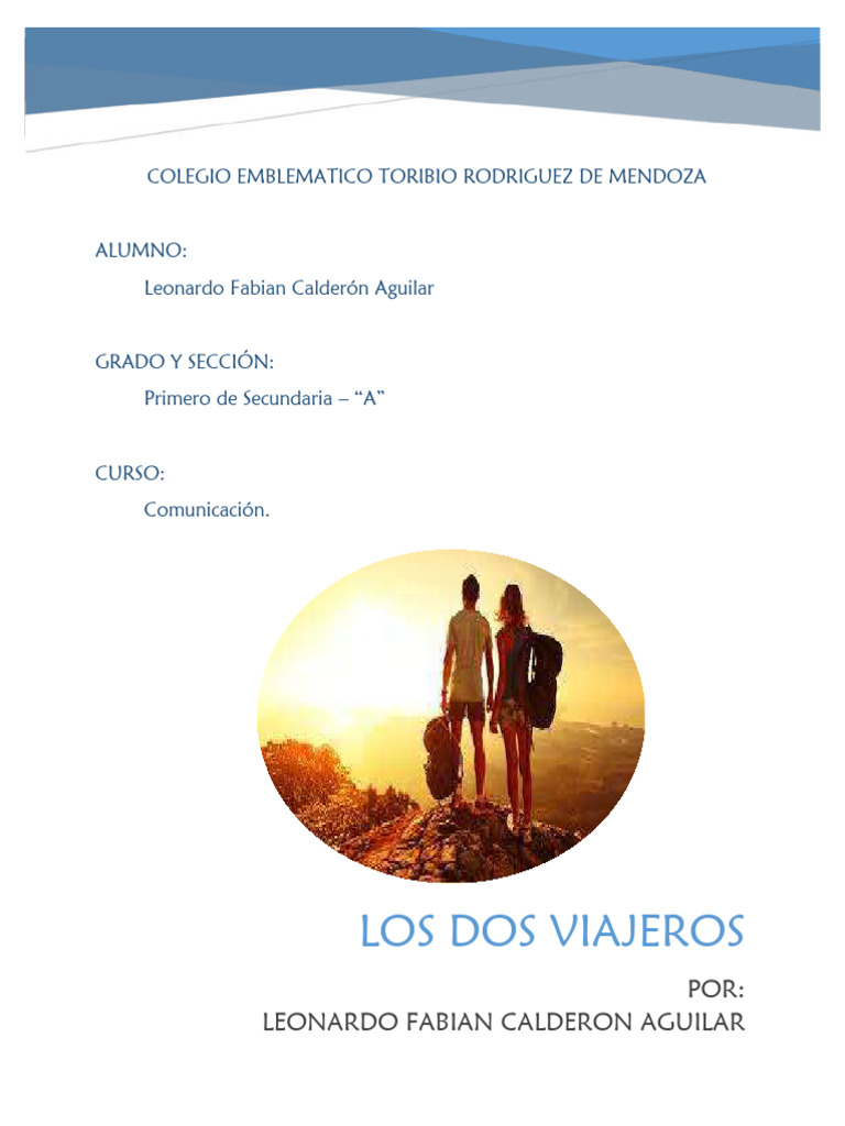 Los Dos Viajeros | PDF | Perú