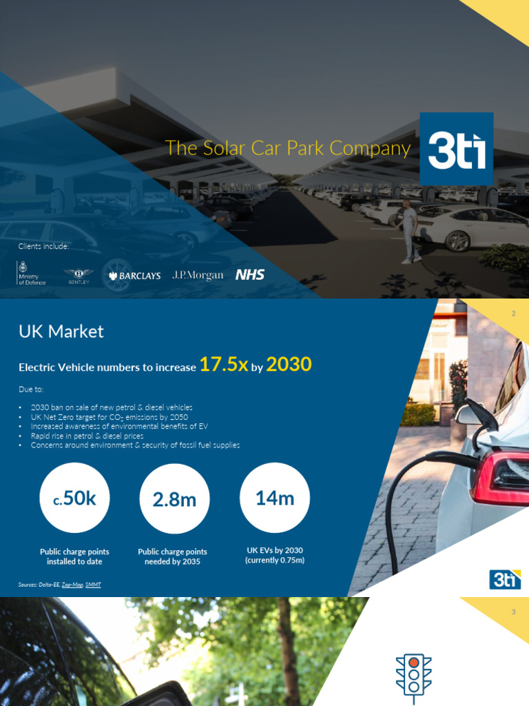 3ti Energy Hubs LTD 3ti Fundraising Pitch Deck | PDF | Electric Vehicle ...