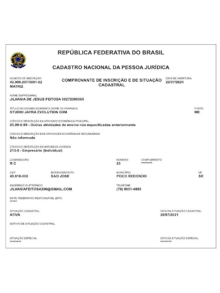 1 CNPJ | PDF