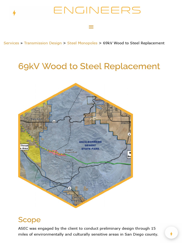 69kV Wood to Steel Transmission Design | PDF