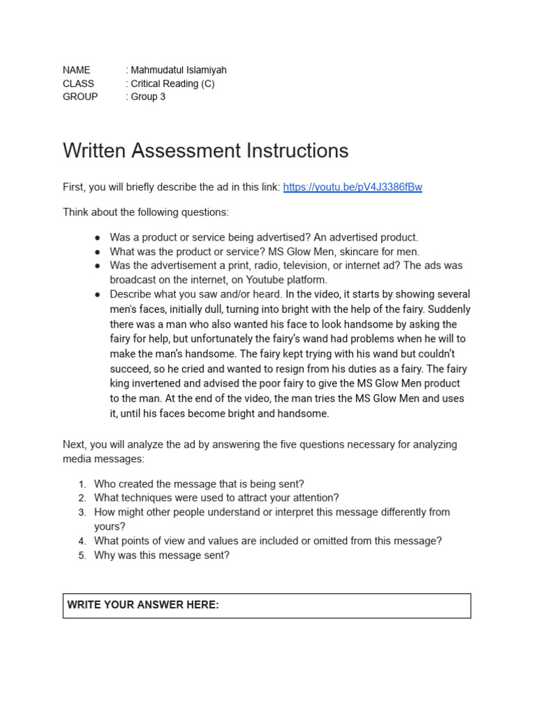Prompt 1 - Visual Rhetoric | PDF | Mass Media | Communication