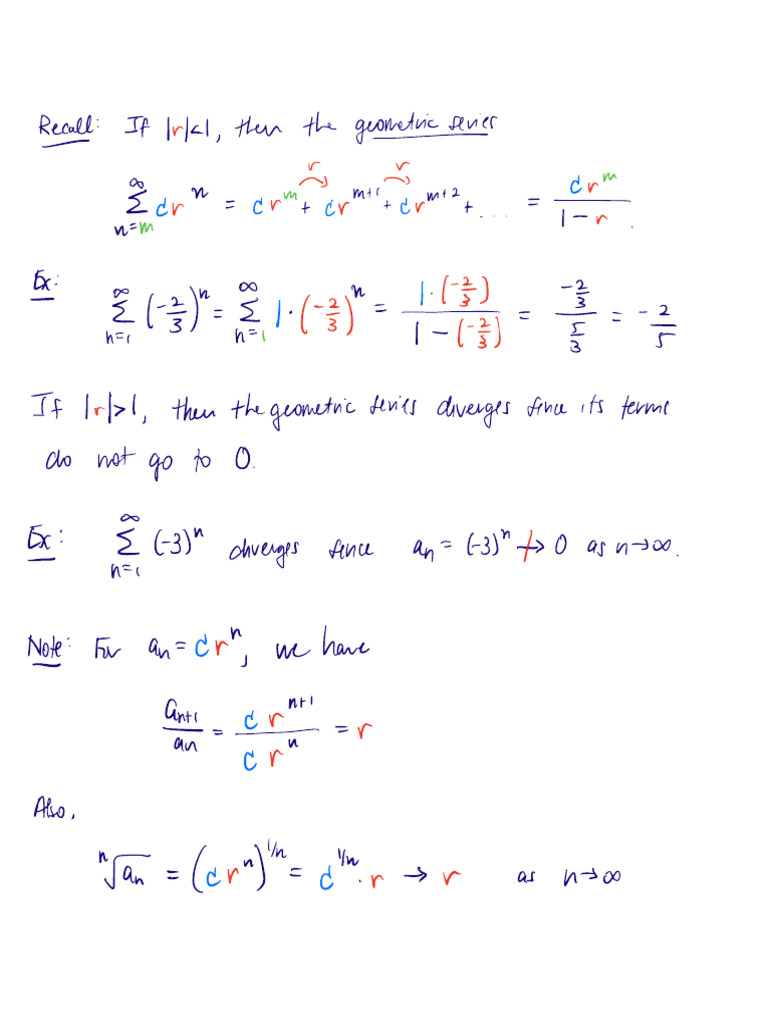 23.11.03 Friday Ratio and Root Tests | PDF | Real Analysis | Complex ...