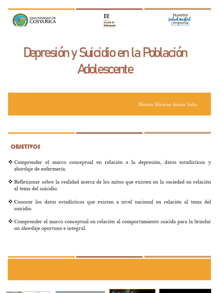 Depresión y Suicidio en Adolescentes | PDF | Depresión (estado de ánimo ...