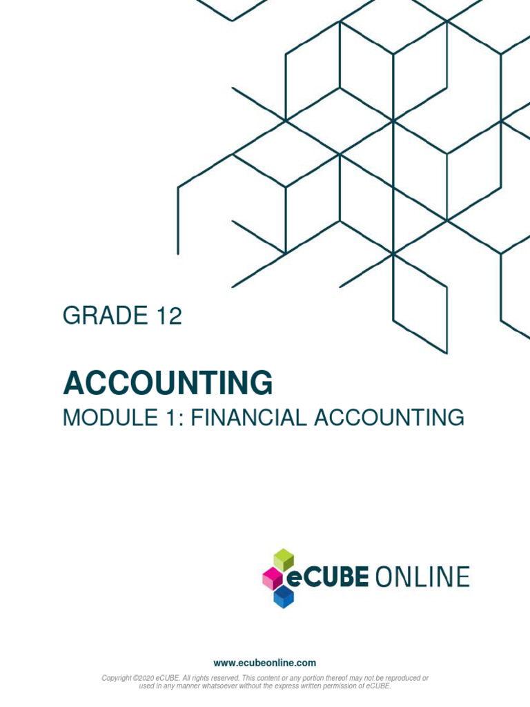 Accounting Module 1 Download Free Pdf Debits And Credits Equity