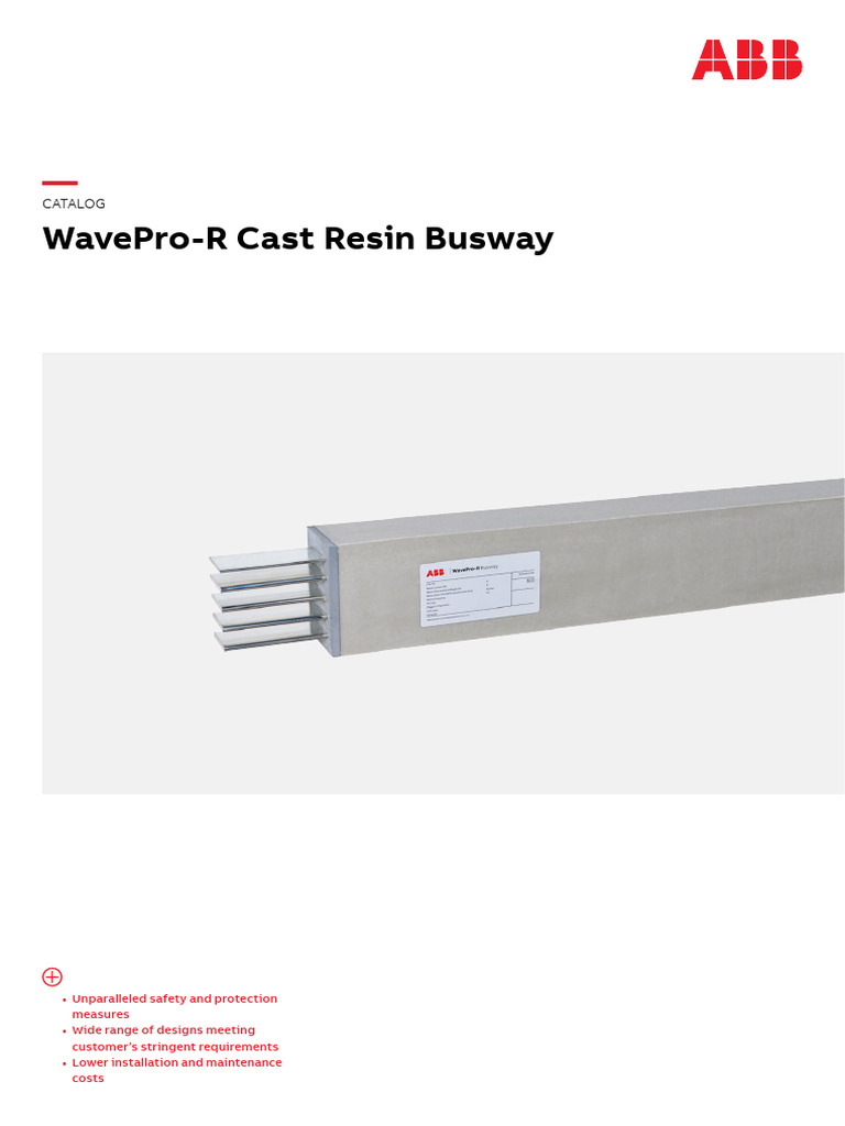 WavePro-R Cast Resin Busway Overview | PDF | Insulator (Electricity ...