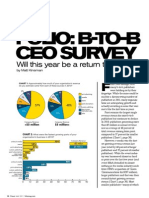 2011 - B-To-B CEO Survey - Publishers