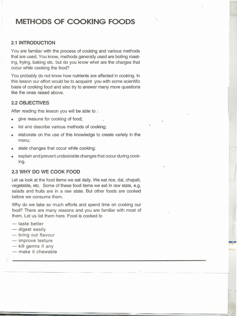 Lesson 2 Methods of Cooking Foods | PDF | Pressure Cooking | Cooking