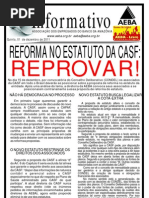 Nao ao novo estatuto da CASF