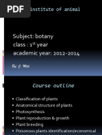 General Botany Topics BS Biology 1st Year | PDF