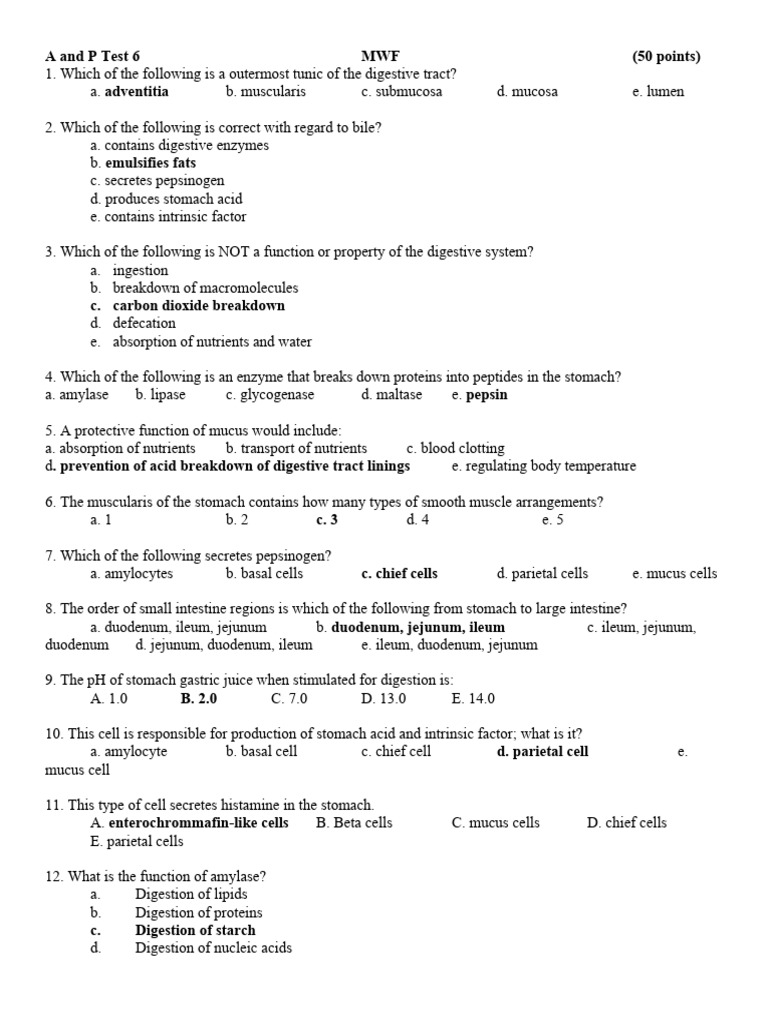 a-and-p-test-6-mwf-pdf-human-digestive-system-stomach