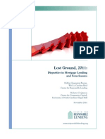 Lost Ground, 2011:: Disparities in Mortgage Lending and Foreclosures