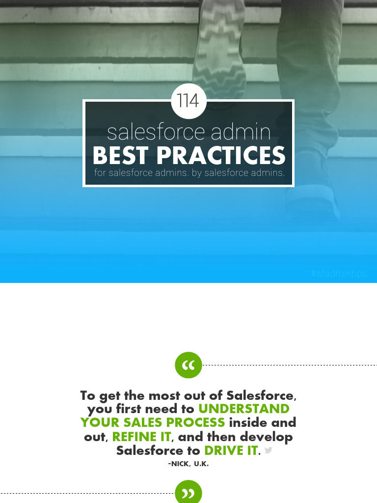 Salesforce Admin Best Practices Ebook | PDF | Databases | Computing