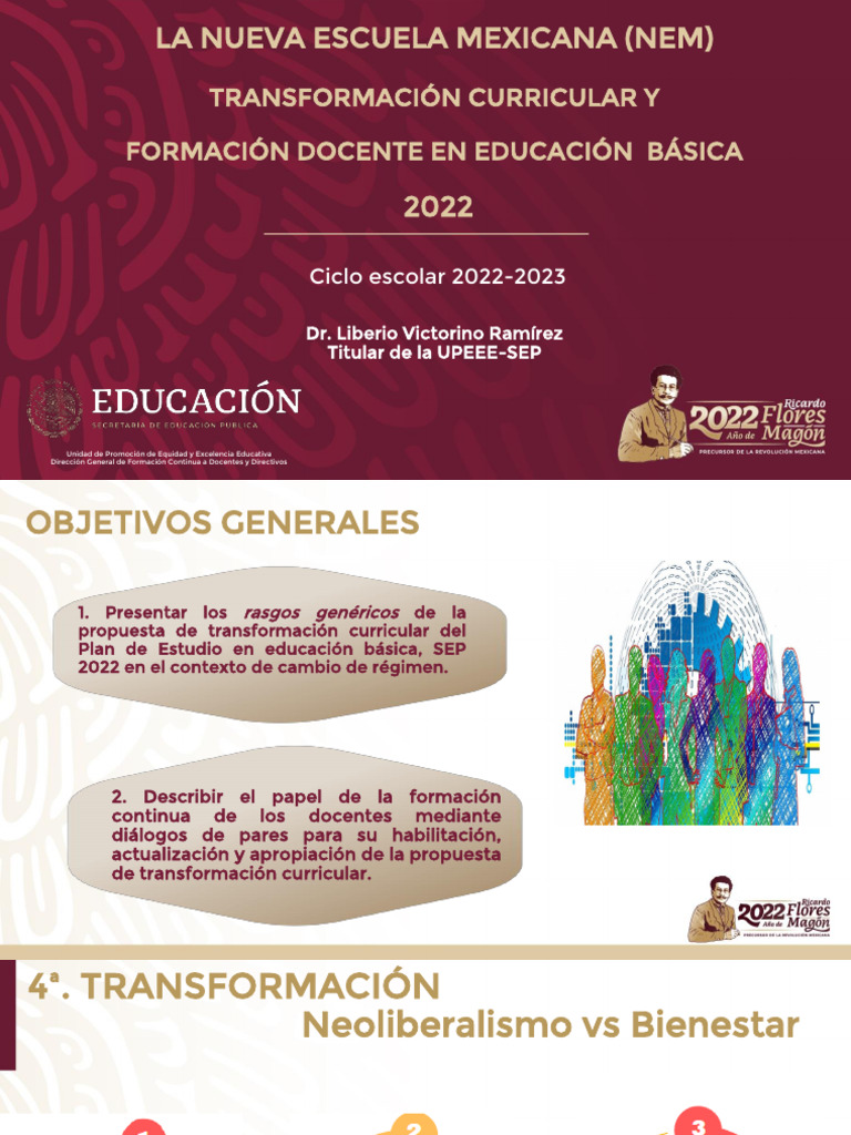 Transformación Curricular NEM 2022 | PDF | Educación primaria | Plan de ...
