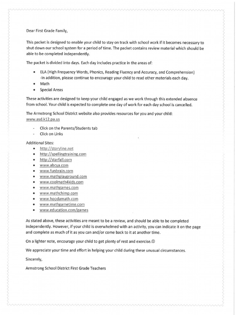 Super Sized Learning Packet for Testing | PDF