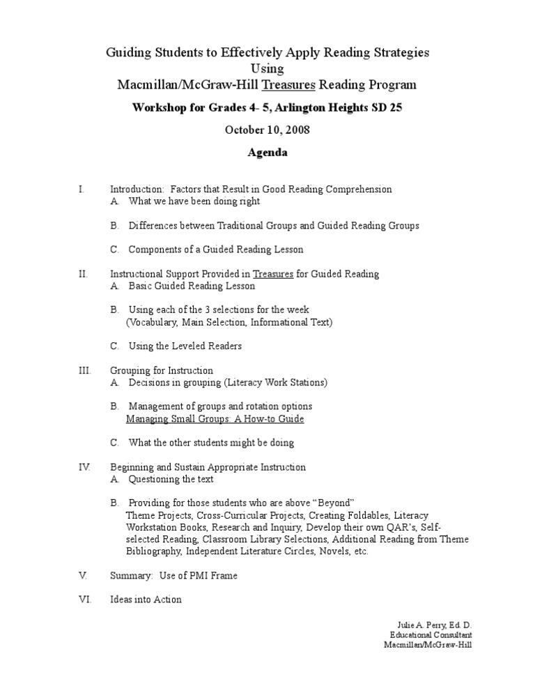 Effective Reading Strategies Workshop | PDF | Career & Growth