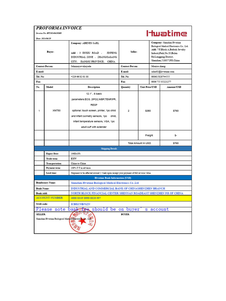 HT20240619MO | PDF | Invoice