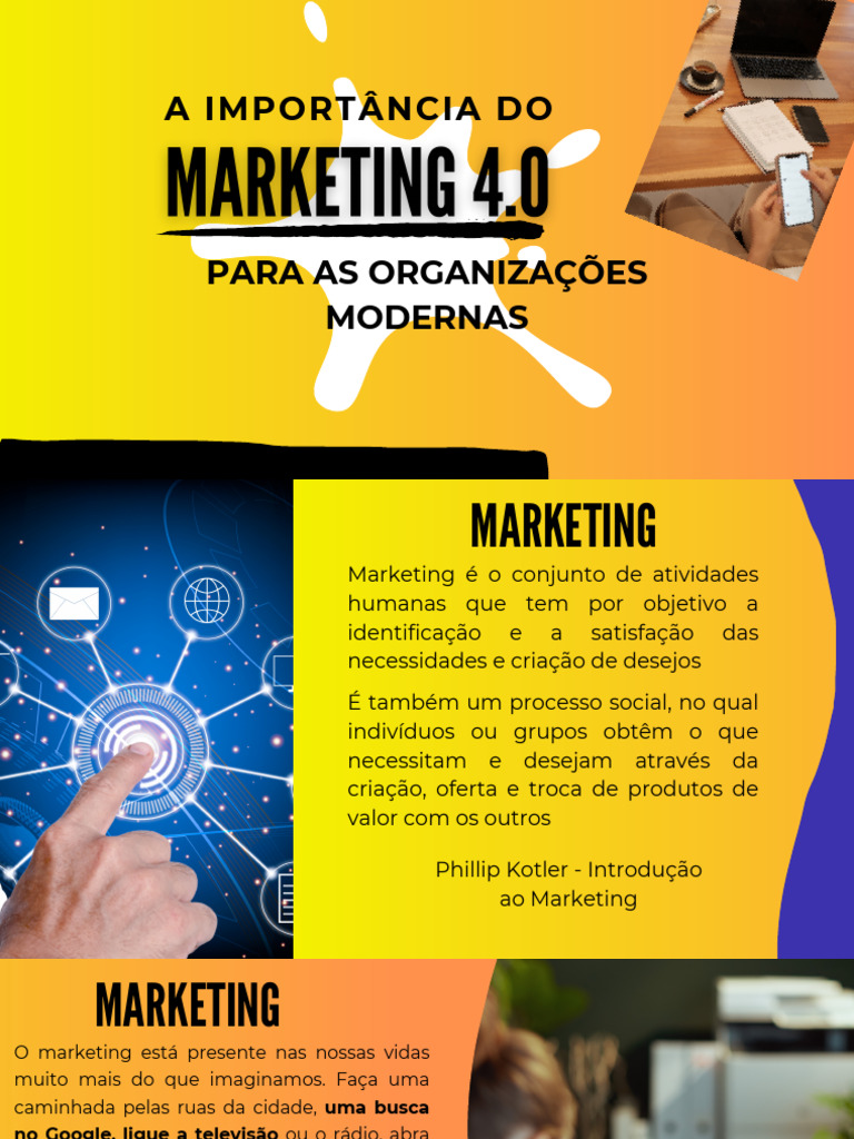 Importância do Marketing 4.0 | PDF | Marketing | Segmentação de mercado