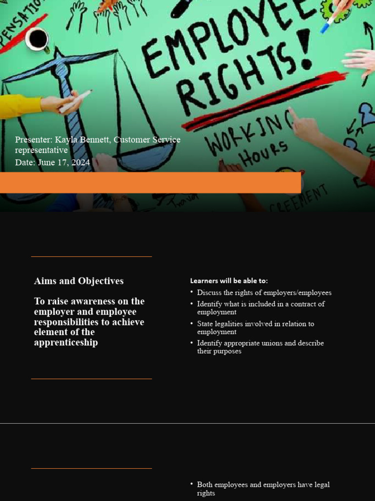 Rights and Responsiblities | PDF | Employment | Occupational Safety And ...