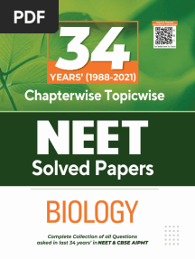 Arihant Biology 34 Years NEET PYQ 1988-2021
