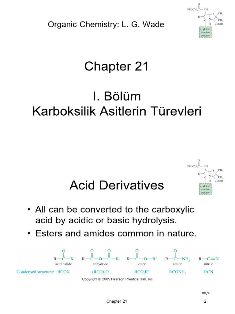 Carboxylic Acids and Derivatives Overview | PDF | Amide | Ester