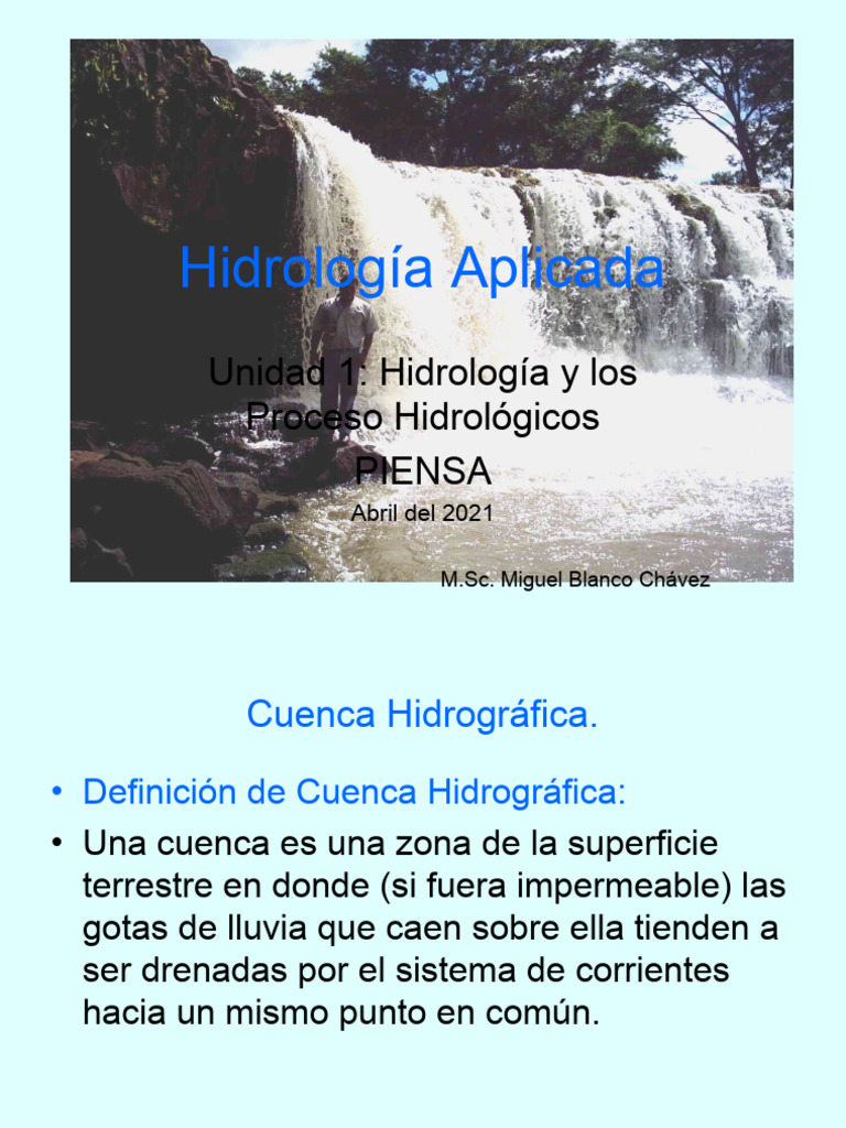 Cuencas Hidrográficas: Definición y Características | PDF | Cuenca de ...