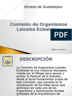 Presentación Comisión de Organismos Laicales Eclesiales