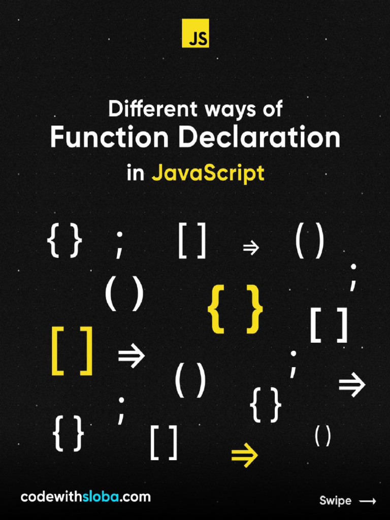 Different Ways of Function Declaration in JavaScript | PDF