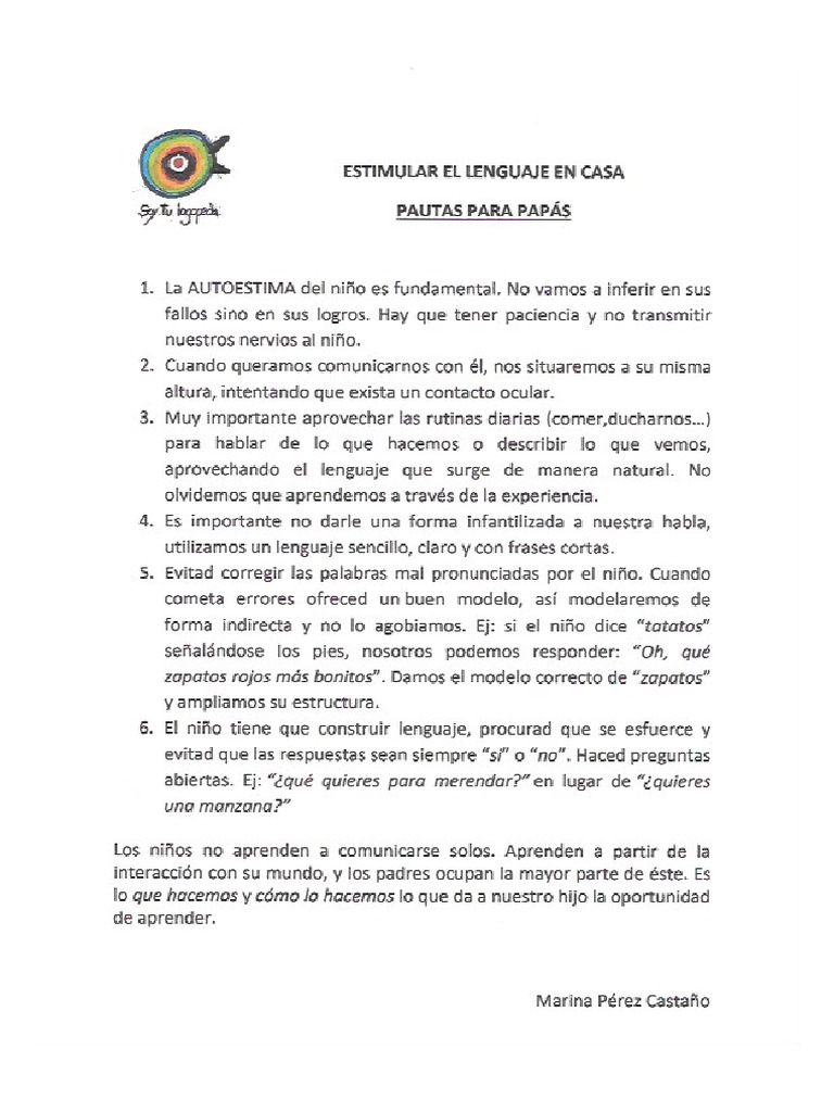Pautas para Papas | PDF