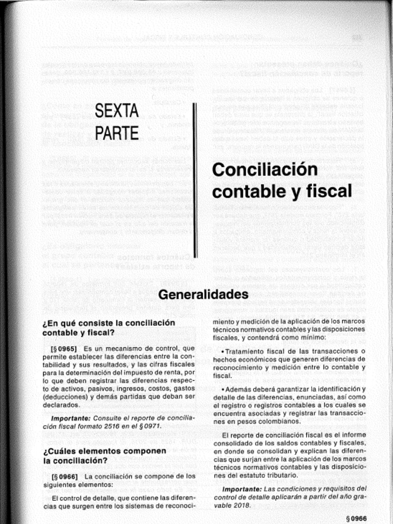 Conciliacion Contable y Fiscal | PDF