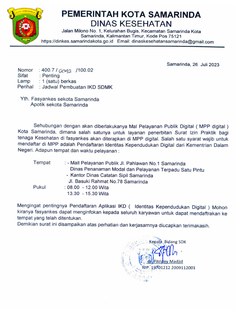 Jadwal Pembuatan Ikd Pdf