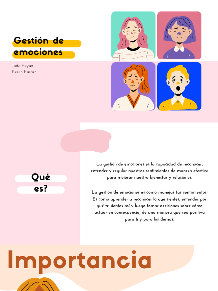 Gestión de Emociones | PDF | Las emociones | Bienestar