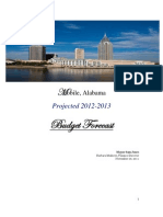 2012-13 Budget Forecast