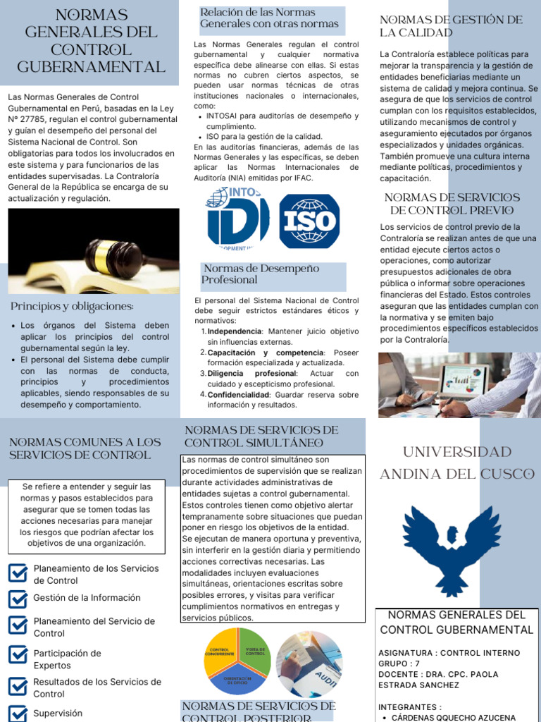 Normas Generales Del Control Gubernamental - 20240525 - 083735 - 0000 ...