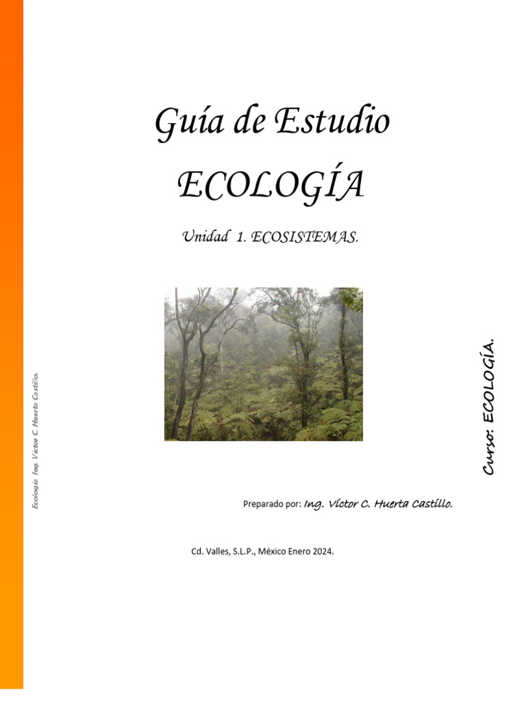1.guia de Estudio - Ecologia-1 | PDF | Ecosistema | Ecología