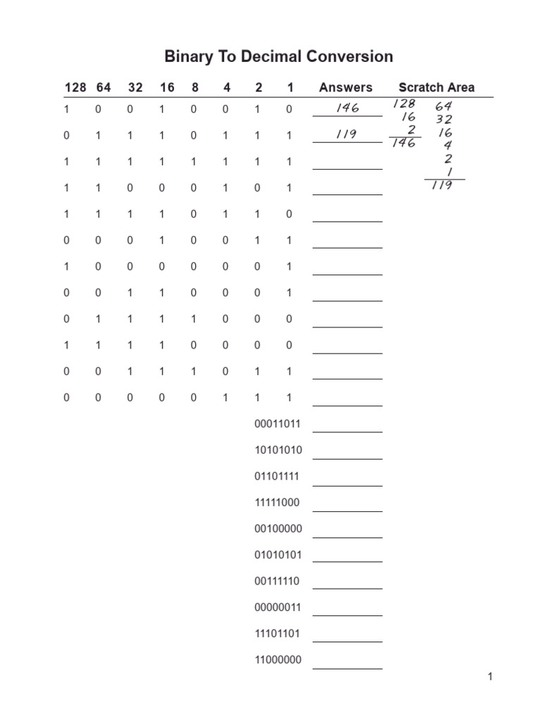 Decimal Bin A Rio | PDF | Theory Of Computation | Elementary Mathematics