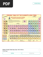 Periodic Table Science Poster - Laminated Elements Chart For Classroom & Home Education (15x20 Inches)