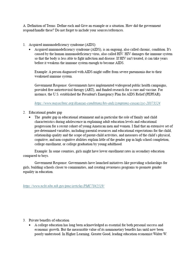 Assignment 10 Human Capital | PDF | Hiv/Aids | Interest Rates