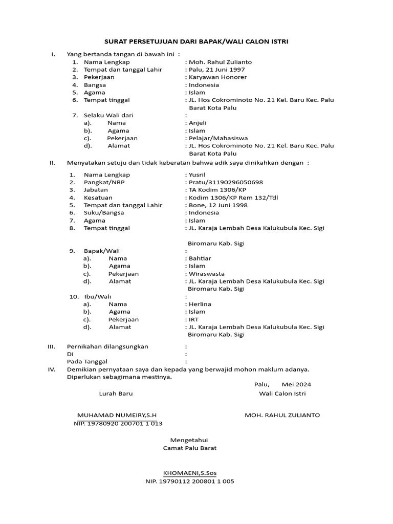 Surat Persetujuan Wali Calon Istri Anjeli PDF