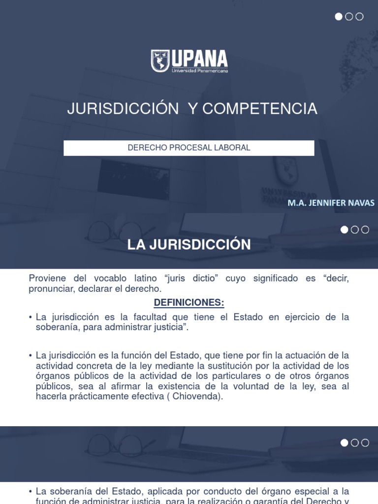 Jurisdicción y Competencia | PDF | Jurisdicción | Juez
