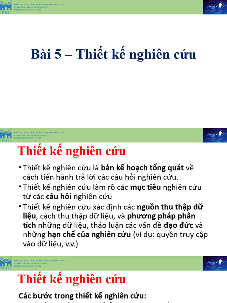 Lecture 5 - Research Design | PDF