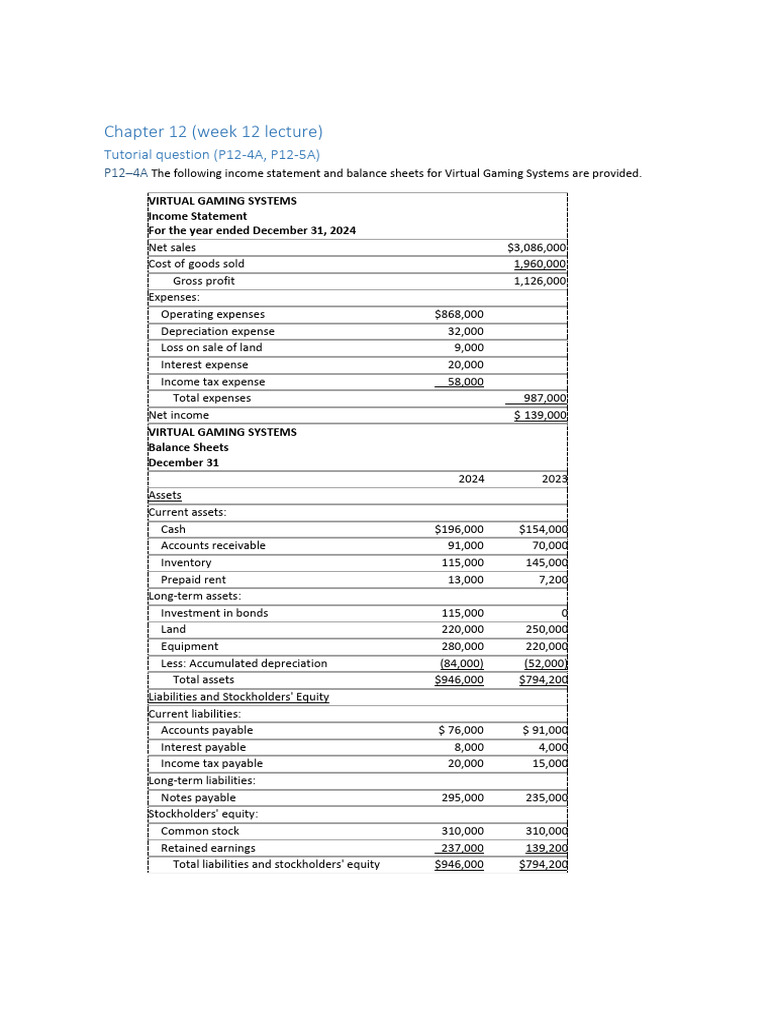 Week 5 Topic Tutorial Questions | PDF | Equity (Finance) | Balance Sheet