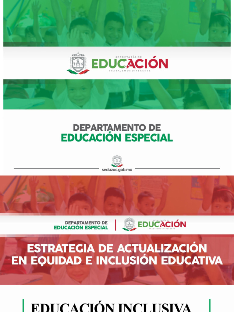 Educación Inclusiva | PDF | Invalidez | Educación especial
