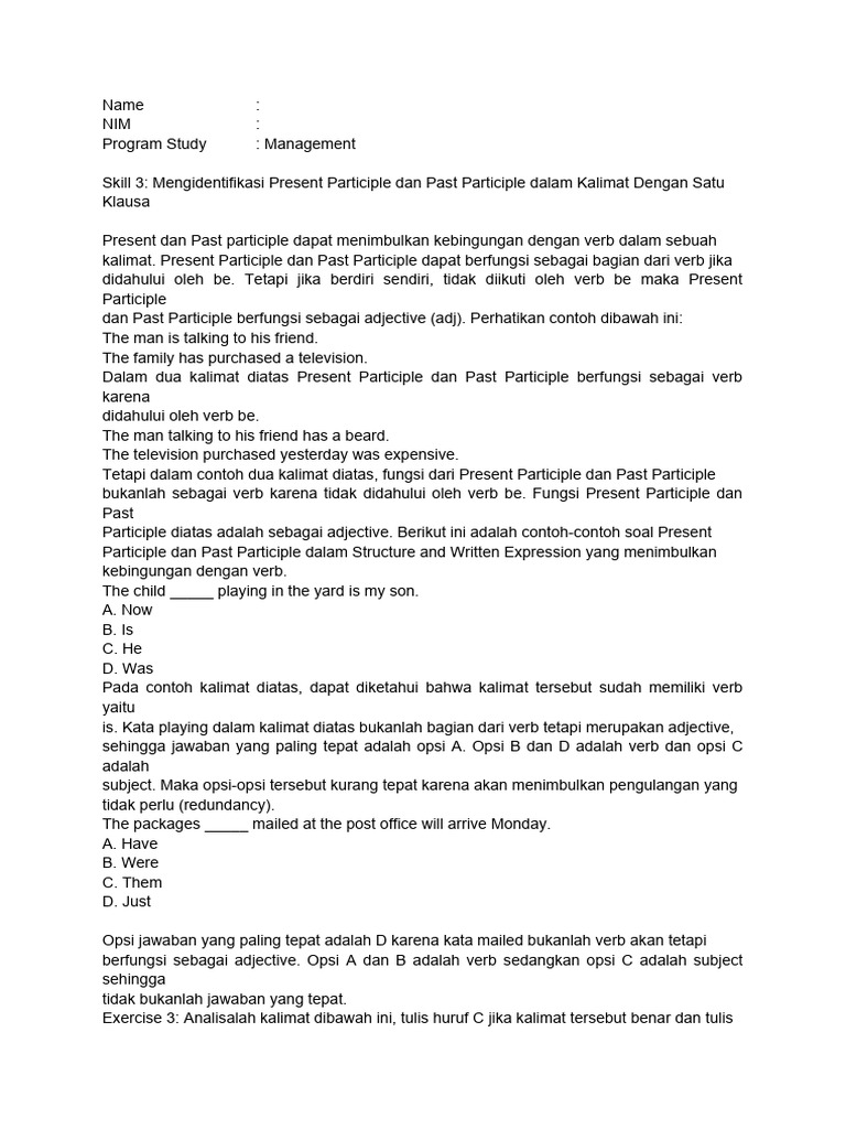 Exercise 3 | PDF