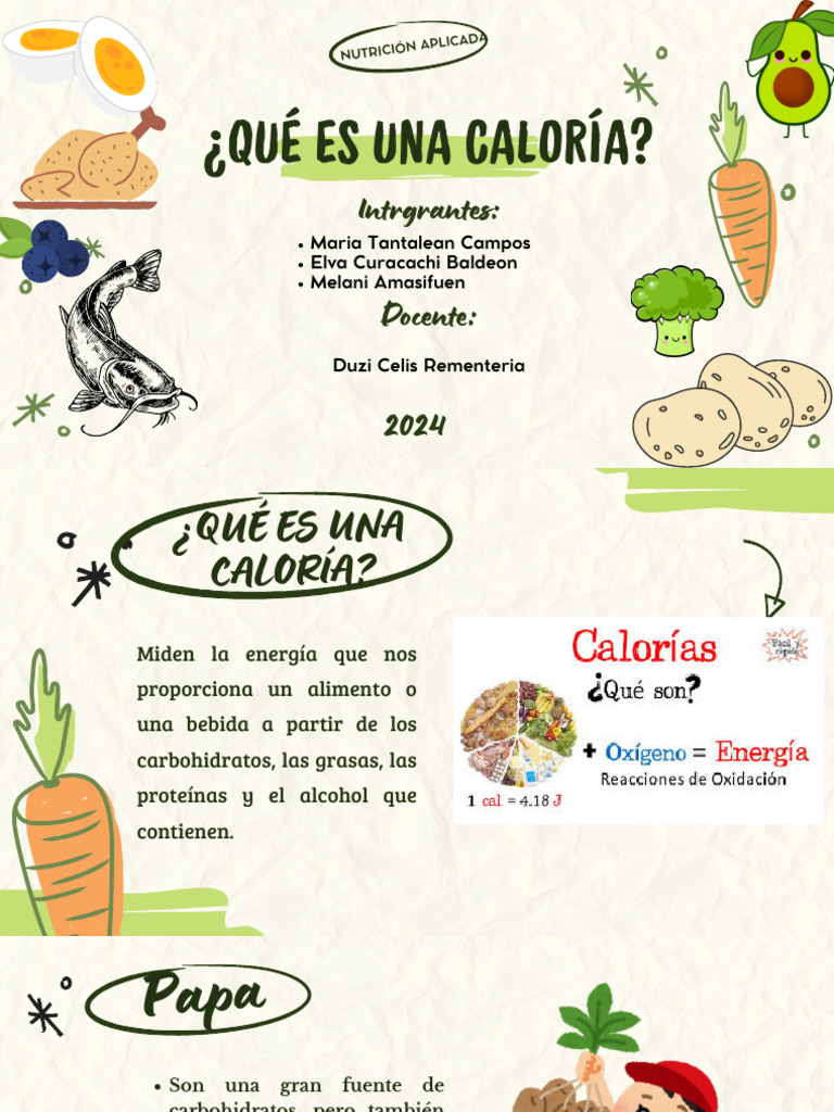 ¿QUÉ ES UNA CALORÍA_20240530_012023_0000 | PDF | Vitamina | Nutrientes