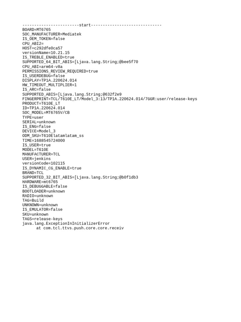 Developer Build Configuration | PDF | Technology & Engineering
