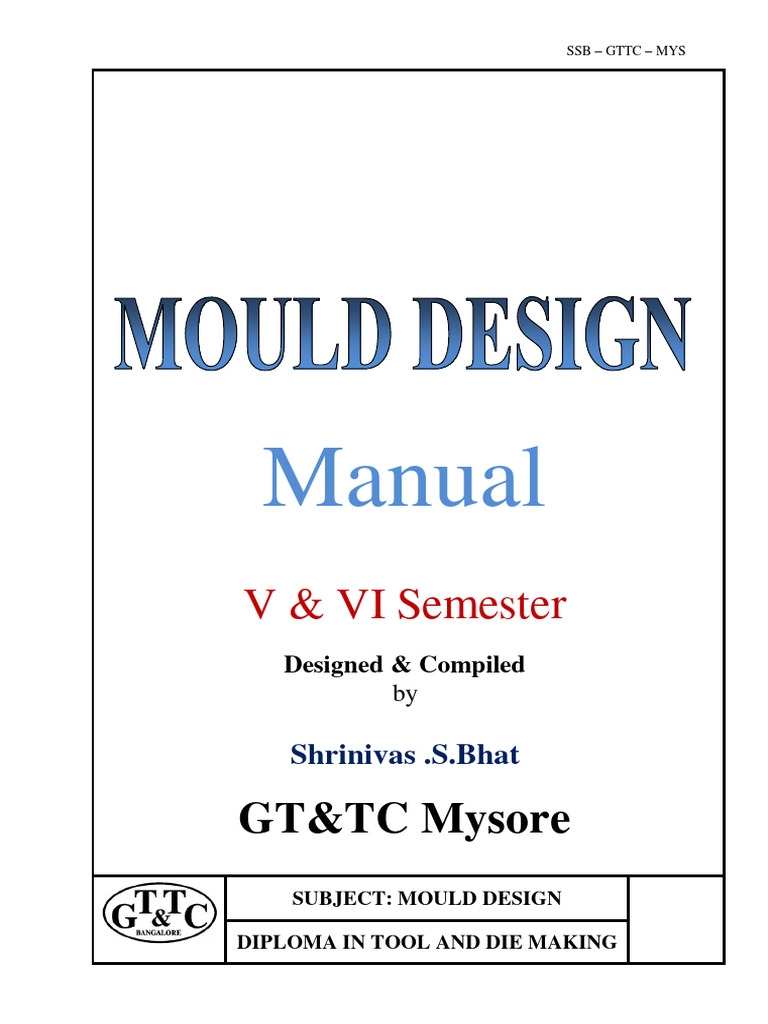 Mould Design Guidelines for Diploma Students | PDF | Secondary Sector ...