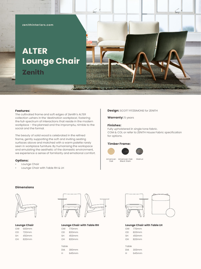 alter_lounge_chair_specifications | PDF