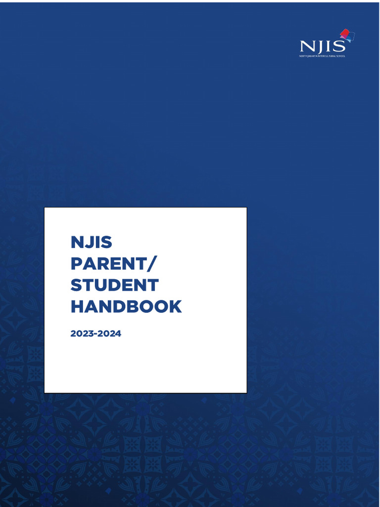 NJIS Parent-Student Handbook 2023-2024 | PDF | Learning