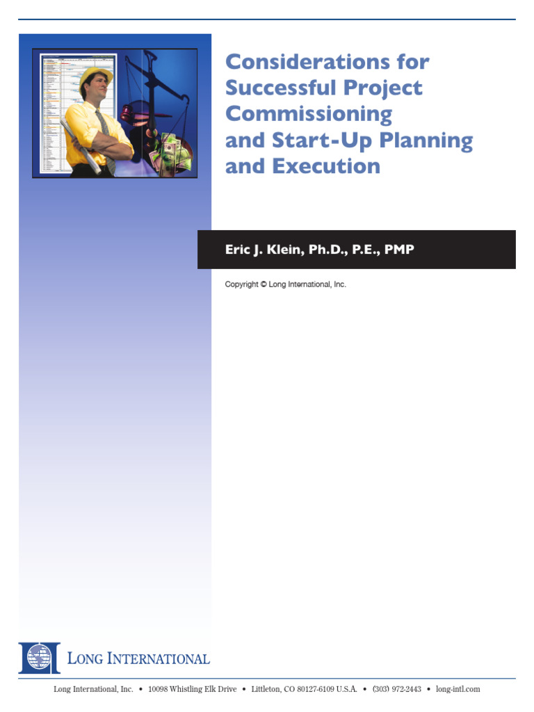 Project Commissioning and Start-Up Guide | PDF | Startup Company ...